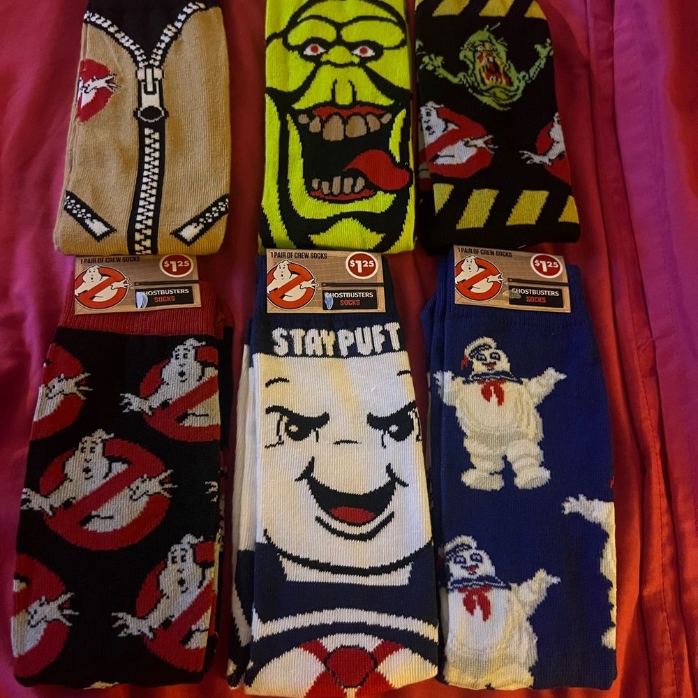 Ghostbusters Themed Socks Set
